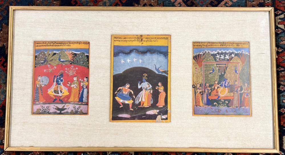 INDIAN SCHOOL, VARIOUS SCENES OF