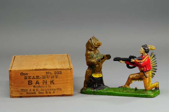 INDIAN SHOOTING BEAR MECHANICAL