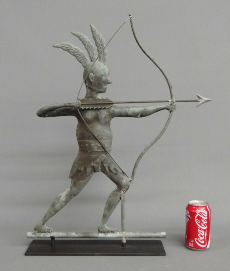 Indian shooting bow weathervane. 14