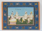 INDIAN SIKH SCHOOL MINIATURE P
