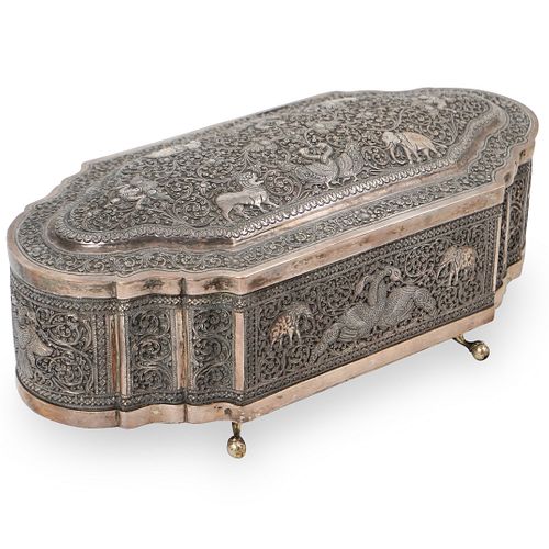 INDIAN STERLING SILVER FOOTED
