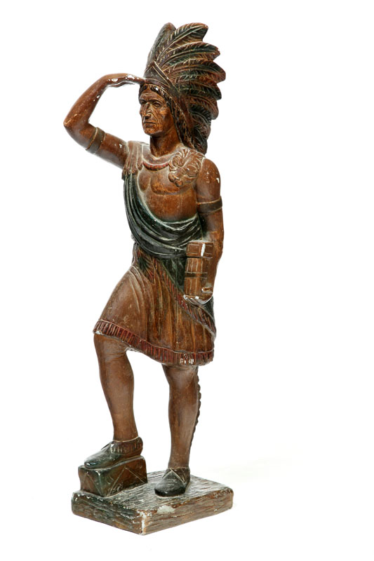 INDIAN STORE FIGURE.  Austin