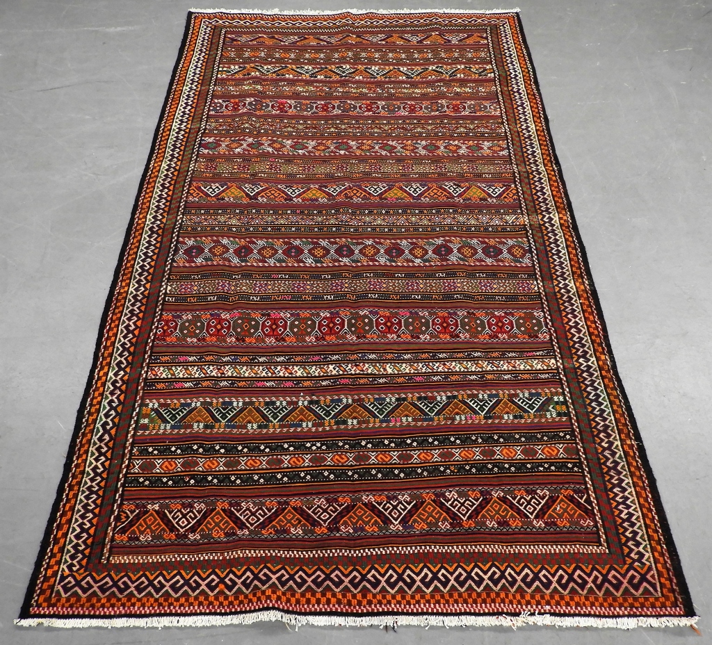 INDIAN STRIPED CARPET RUG