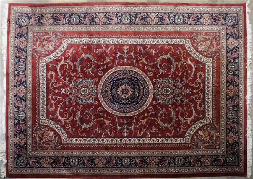 INDIAN TABRIZ DESIGN RUG, 11 FT