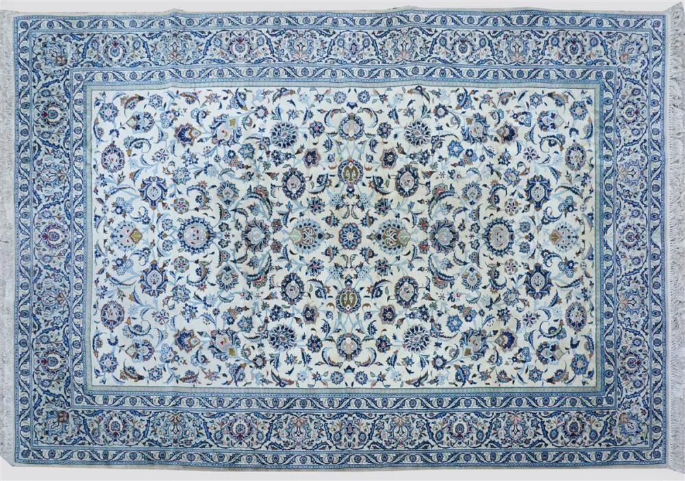 INDIAN TABRIZ FLORAL PATTERN WOOL
