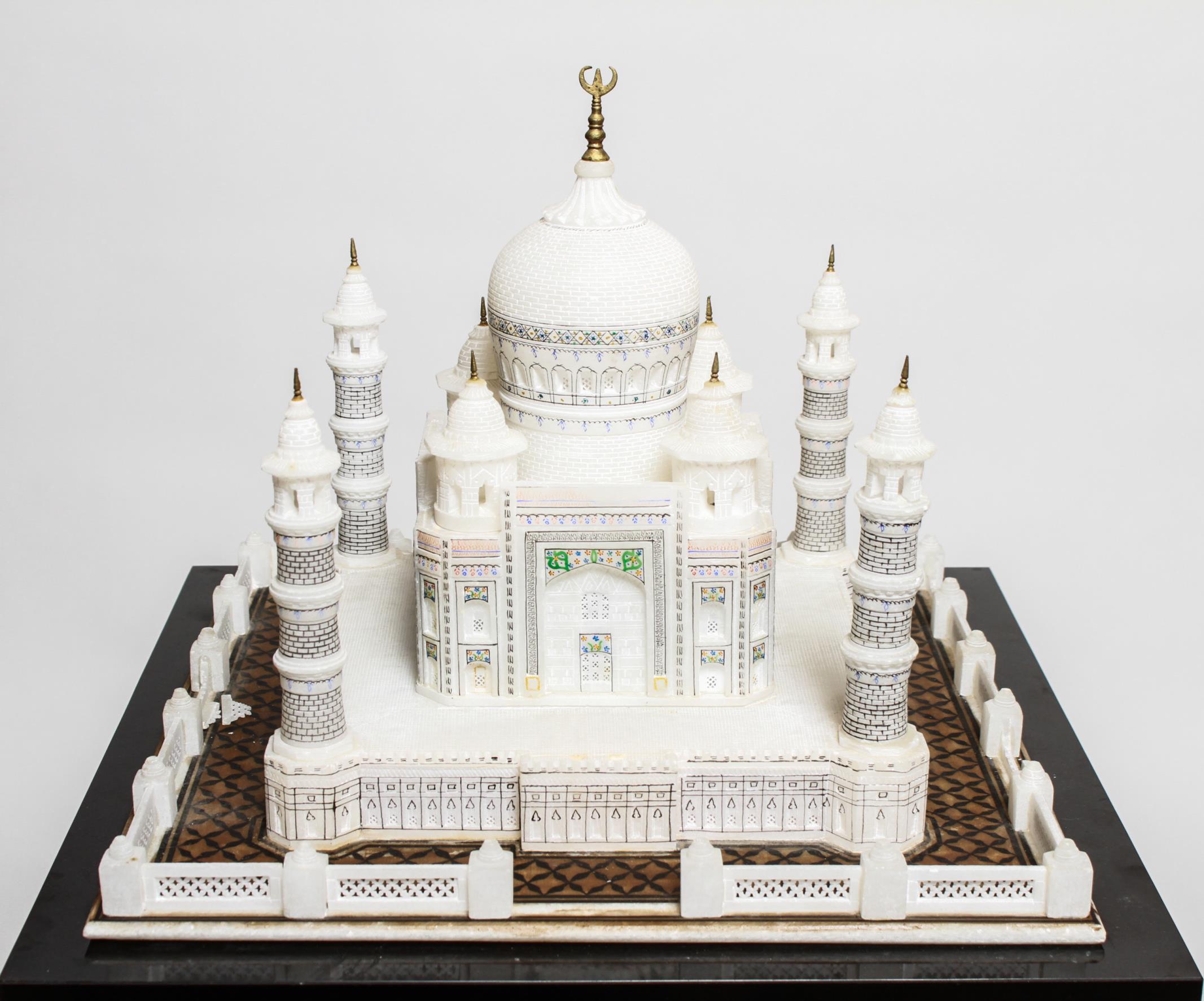 INDIAN TAJ MAHAL HAND-PAINTED