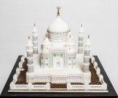 INDIAN TAJ MAHAL HAND-PAINTED