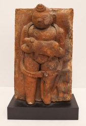 Indian Terracotta Stele of Man