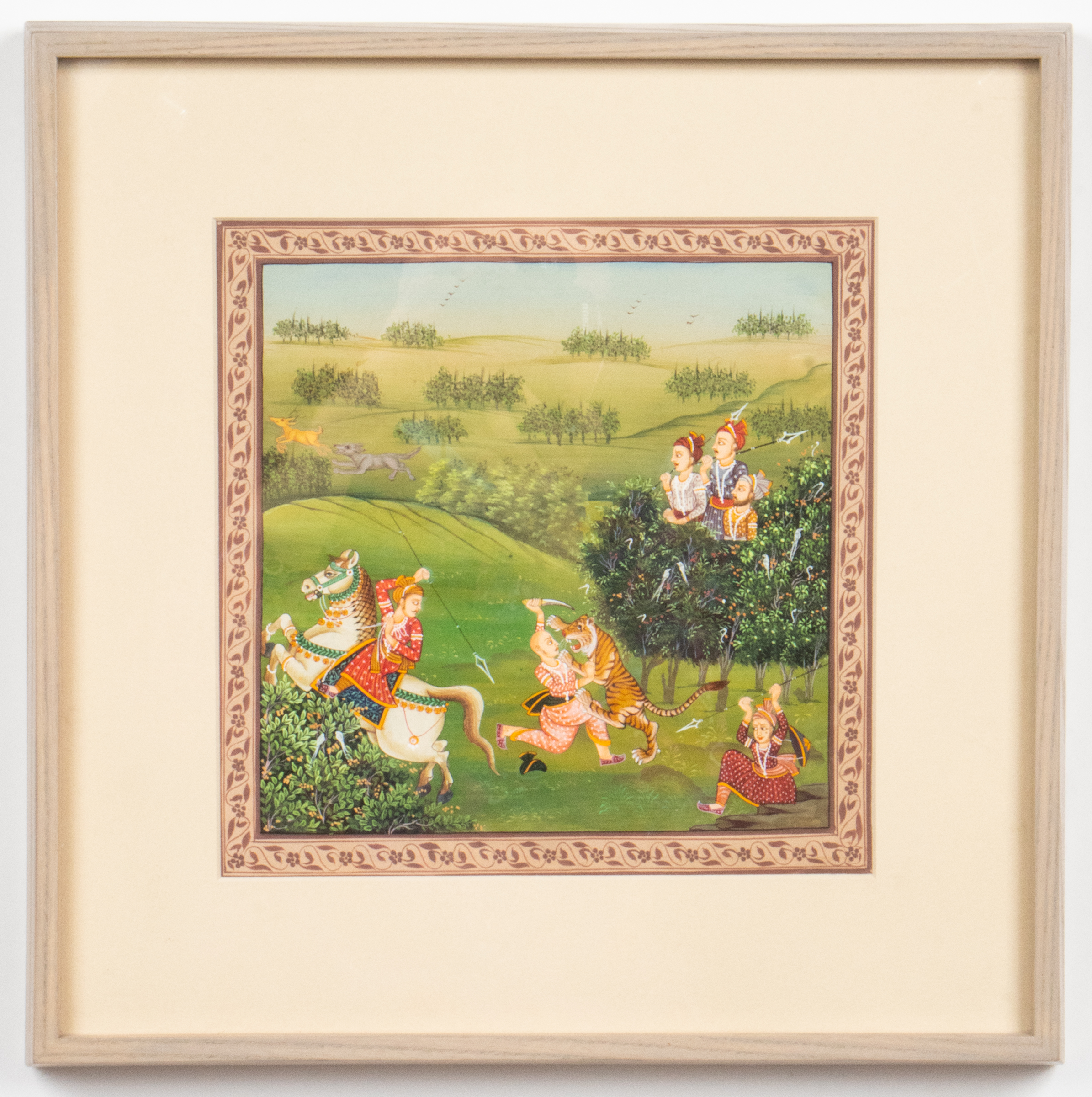 INDIAN "TIGER HUNT" ILLUMINATED