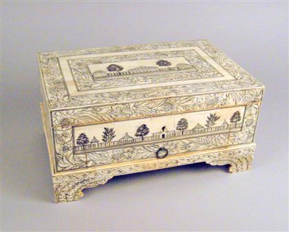 Indian Vizagapatam style ivory