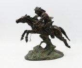 INDIAN WARRIOR ON HORSEBACK BR