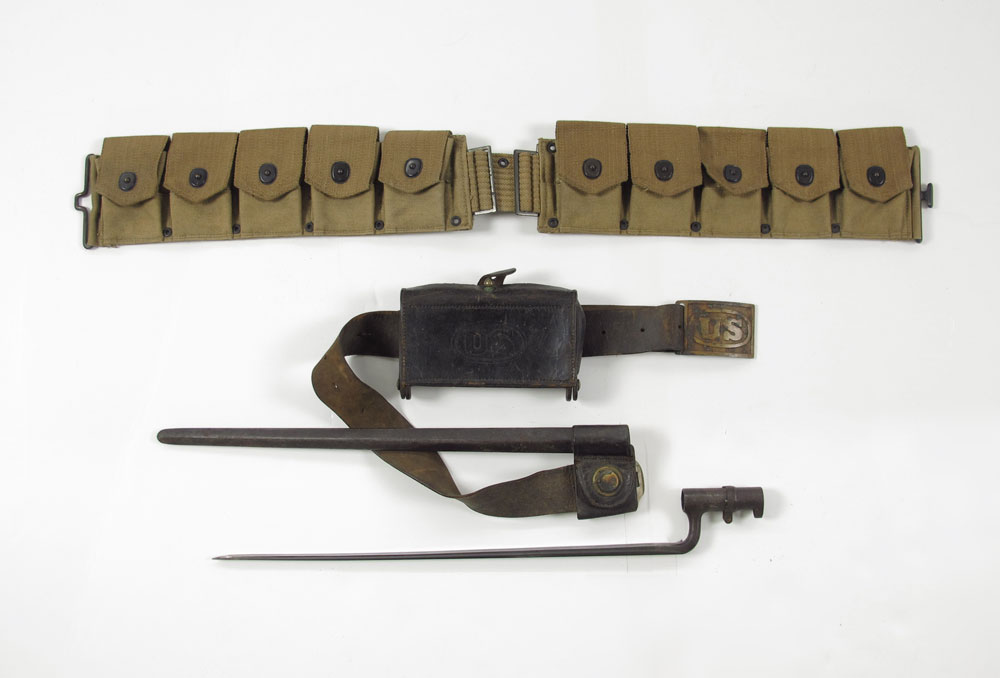 INDIAN WARS ERA US ARMY BELT RIG: