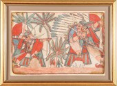 INDIAN WATERCOLOR MANUSCRIPT I