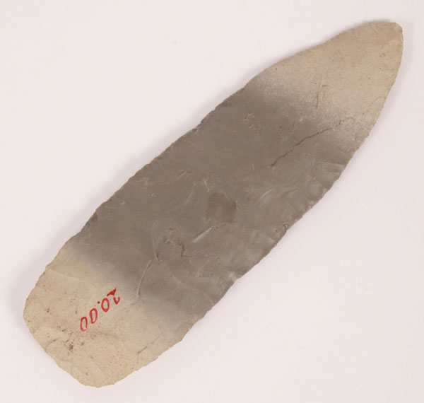 Indiana hornstone blade. 6 3/8".