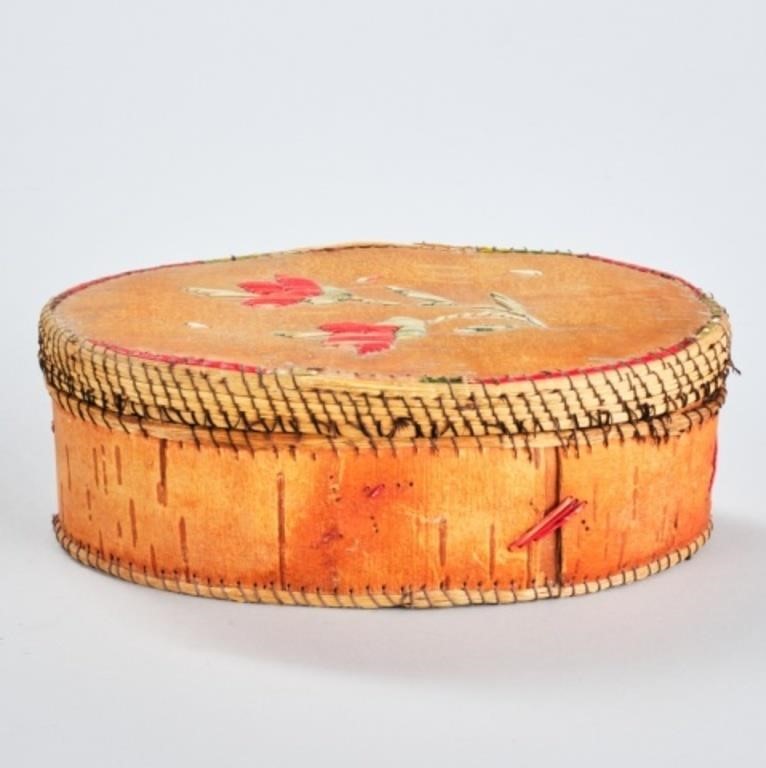 INDIGENOUS BIRCH BARK BOXA small