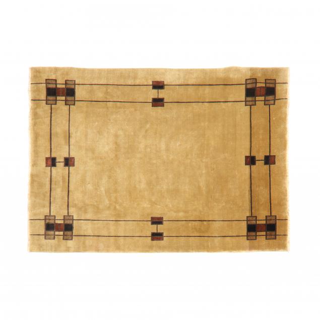 INDO ARTS AND CRAFTS STYLE CARPET