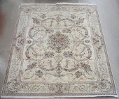 INDO-AUBUSSON RUG, 11 FT 11 IN