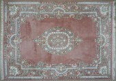 INDO-AUBUSSON RUG, 12 FT X 9 F