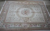 INDO-AUBUSSON RUG, 13 FT 4 IN