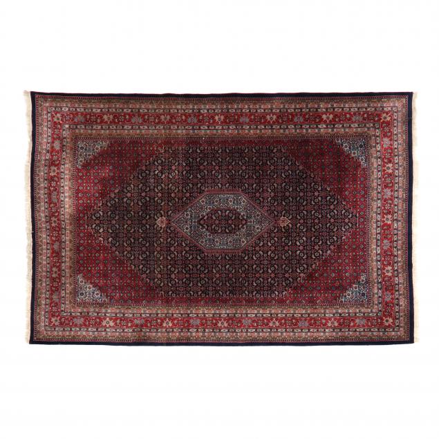 INDO BIDJAR RUG Dark and light blue