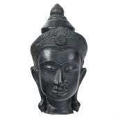 INDO BUDDHIST BLACK BRONZE BUD