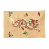 INDO-CHINESE DRAGON RUG<br>Ind