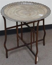 INDO-CHINESE SILVER PLATE TRAY