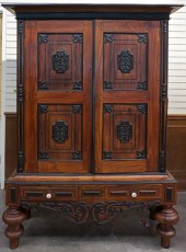 INDO-DUTCH BAROQUE STYLE EBONY