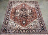 INDO-HERIZ RUG, 11 FT 8 IN X 9