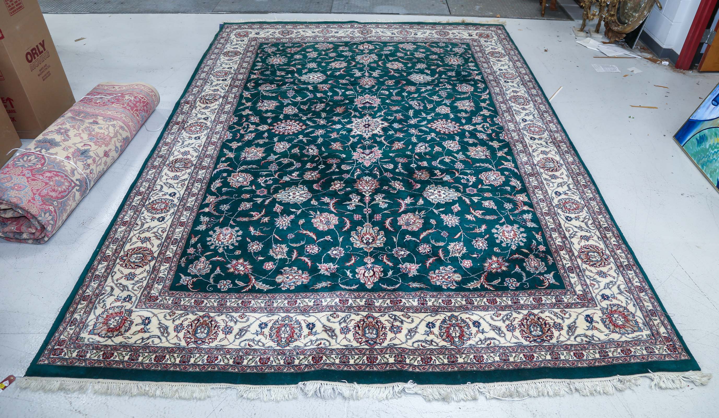 INDO JAIPUR MAHAL RUG, INDIA, 9.1 X