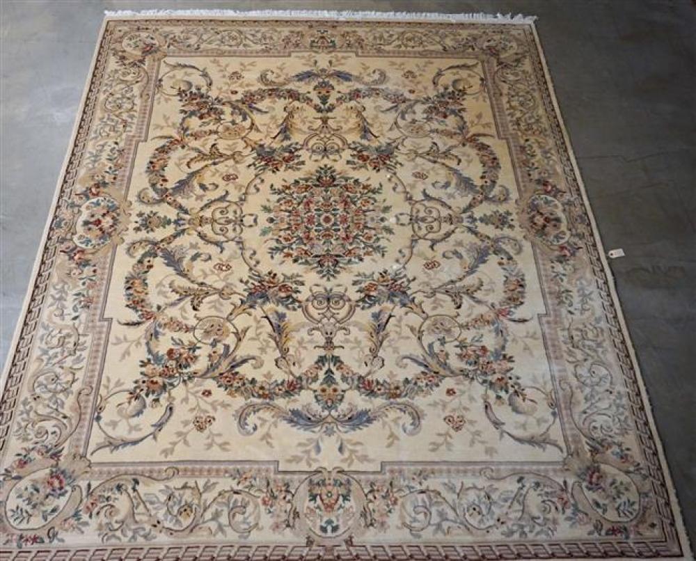 INDO-KESHAN RUG, 10 FT 3 IN X 8