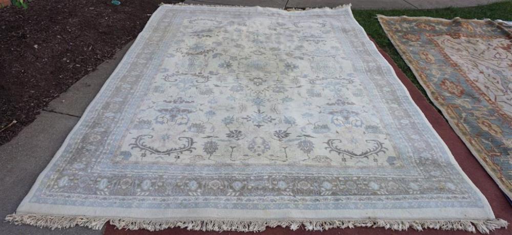 INDO-KESHAN RUG, 12 FT X 9 FT 3