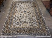 INDO-KESHAN RUG, 13 FT 11 IN X