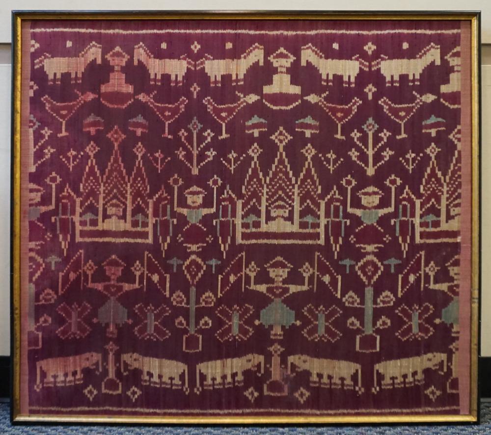 INDO-MALAYAN PURPLE BATIK DYED