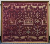INDO-MALAYAN PURPLE BATIK DYED
