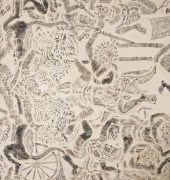 INDO-MALAYAN TEMPLE RUBBING, F