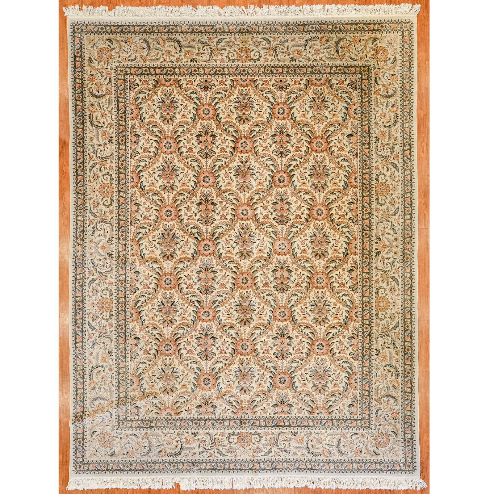 INDO MASHAD CARPET, INDIA, 9.1 X 12