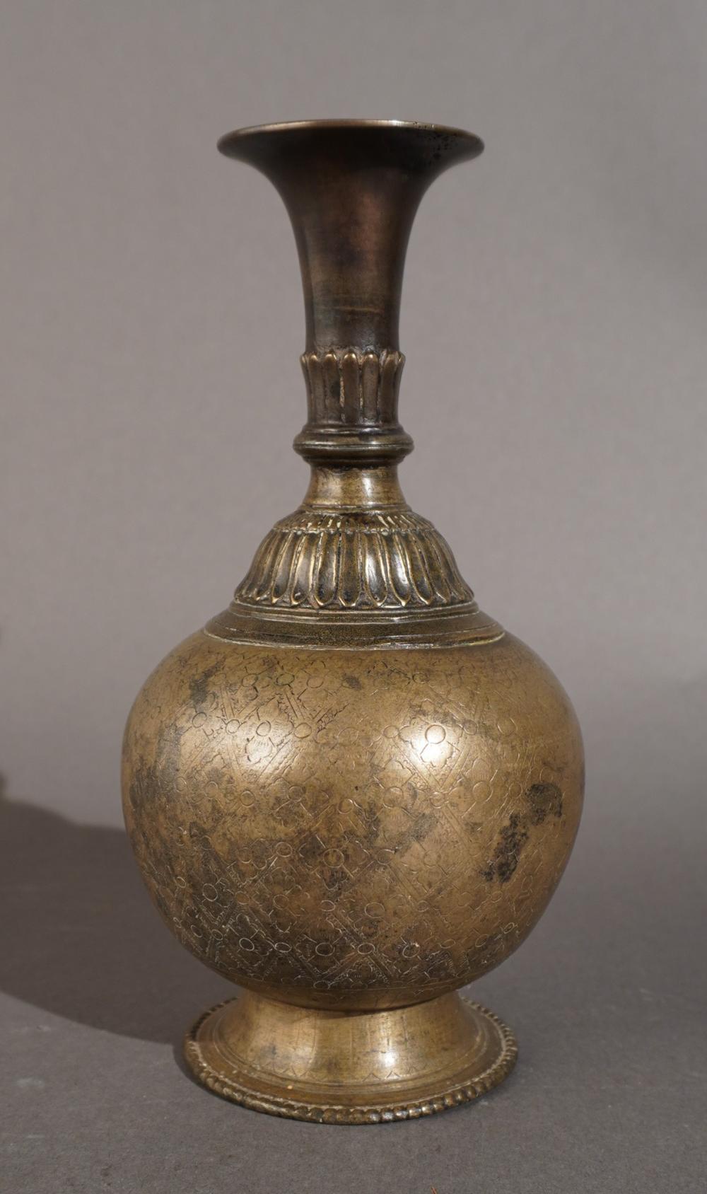 INDO-NEPALESE INCISED PALE BRONZE