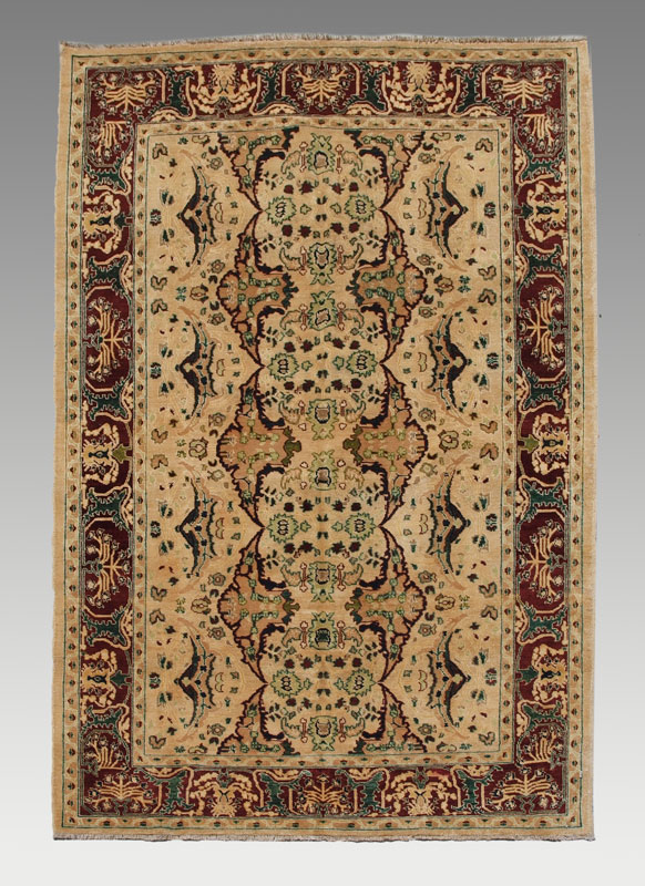 INDO OR PAKISTANI HAND KNOTTED WOOL