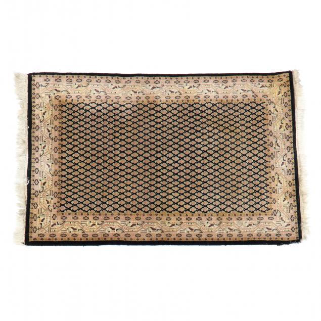 INDO PERSIAN AREA RUG Black filed