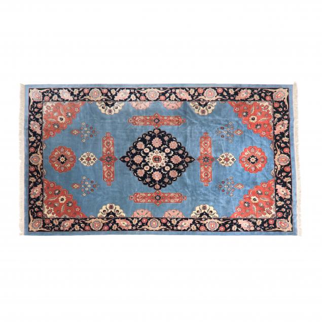 INDO-PERSIAN CARPET Light blue