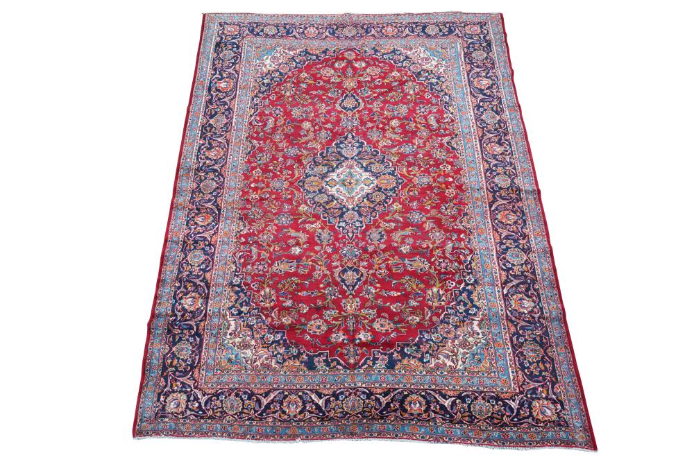 INDO-PERSIAN CARPETred field 9'7" x