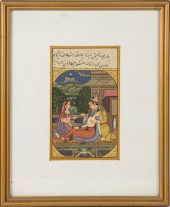 INDO-PERSIAN EROTIC MINIATURE