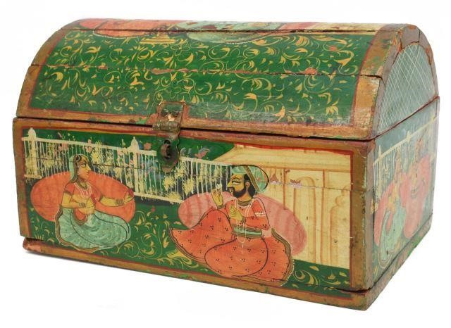 INDO-PERSIAN FIGURAL PAINTED