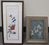 INDO-PERSIAN GOUACHE ON TEXTIL