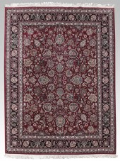 INDO PERSIAN HAND KNOTTED WOOL
