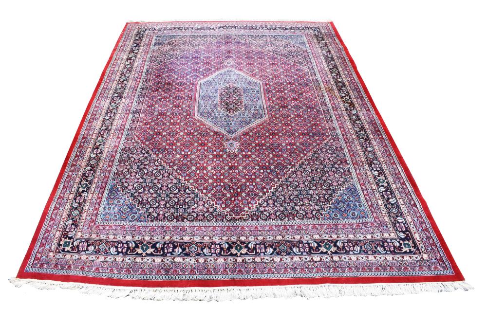 INDO-PERSIAN HAND WOVEN CARPET, 14'