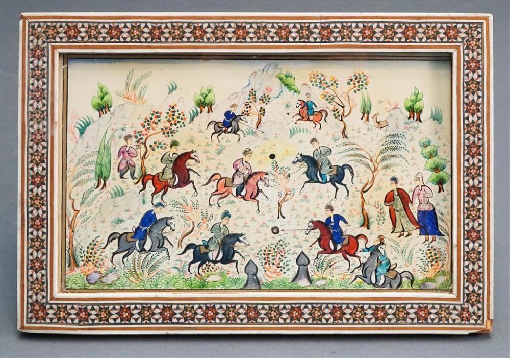 INDO-PERSIAN ILLUMINATED MINIATURE,