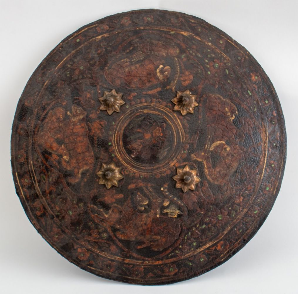 INDO-PERSIAN INDIAN LACQUERED