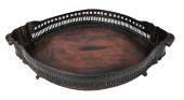 INDO PERSIAN PAINTED TRAY W RE